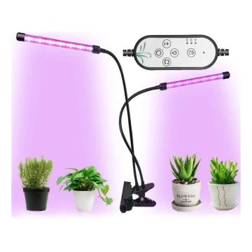 Candeeiro de mesa com regulação e clipe para crescimento de plantas LED LED/8W/5V