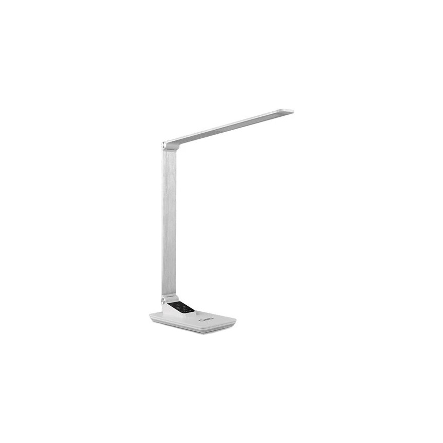 Candeeiro de mesa LED com regulação e porta USB LED/7W/230V 3000K/4000K/5500K branco