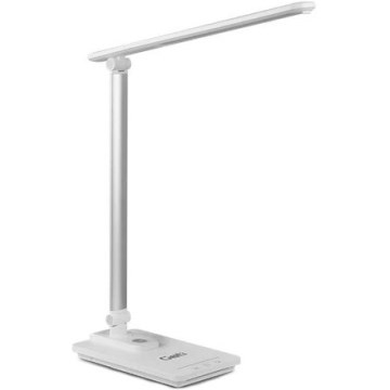 Candeeiro de mesa LED com regulação e porta USB LED/9W/230V 3000K/4000K/5500K branco