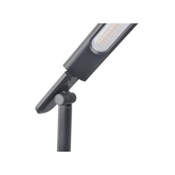 Candeeiro de mesa LED com regulação e porta USB LED/9W/230V 3000K/4000K/5500K preto