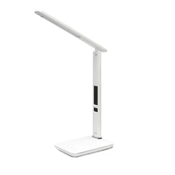 Candeeiro de mesa LED com visor LED/9W/230V branco