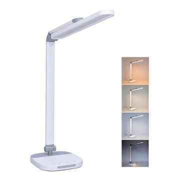 Candeeiro de mesa táctil LED com regulação e luz noturna LED/10W/5V 3000/4000/5000K branco