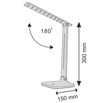 Candeeiro de mesa táctil LED com regulação JOWI LED/8W/230V branco