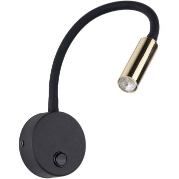 Candeeiro de parede LED LAGOS 1xG9/3W/230V 4000K preto/dourado