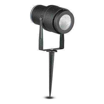 Candeeiro exterior LED LED/12W/100-240V IP65 preto - iluminação verde