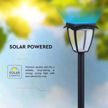 Candeeiro Solar LED LED/2W/230V 93 cm 3000/6000K IP65