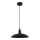 Candeeiro suspenso 1xE27/60W/230V diâmetro 29 cm preto