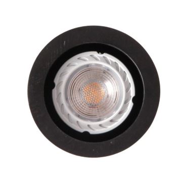 Candeeiro suspenso 1xGU10/10W/230V cinza/madeira maciça preto