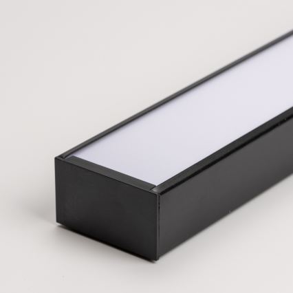 Candeeiro suspenso de teto LED CYNIDECO LED/30W/230V 4000K preto