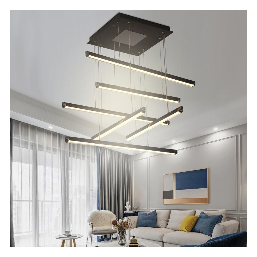 Candeeiro suspenso LED com regulação LED/100W/230V 3000-6500K + comando