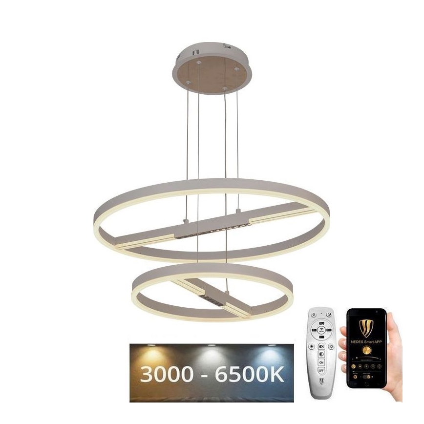 Candeeiro suspenso LED com regulação LED/100W/230V 3000-6500K + comando