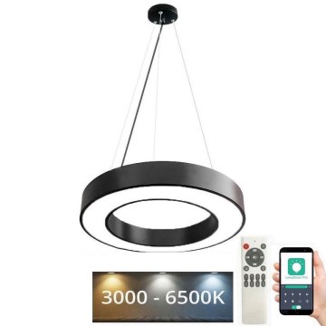 Candeeiro suspenso LED com regulação LED/45W/230V 3000-6500K preto + comando