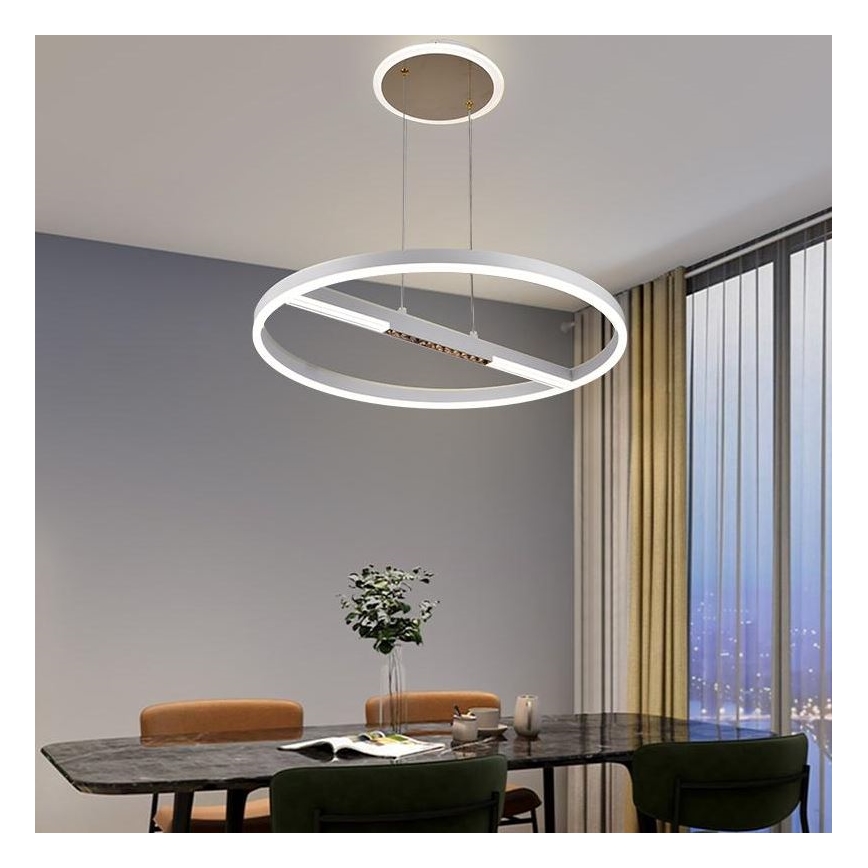 Candeeiro suspenso LED com regulação LED/75W/230V 3000-6500K + comando