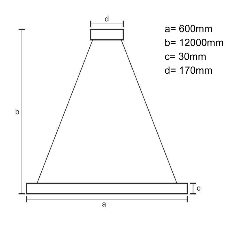 Candeeiro suspenso LED com regulação LED/75W/230V 3000-6500K + comando