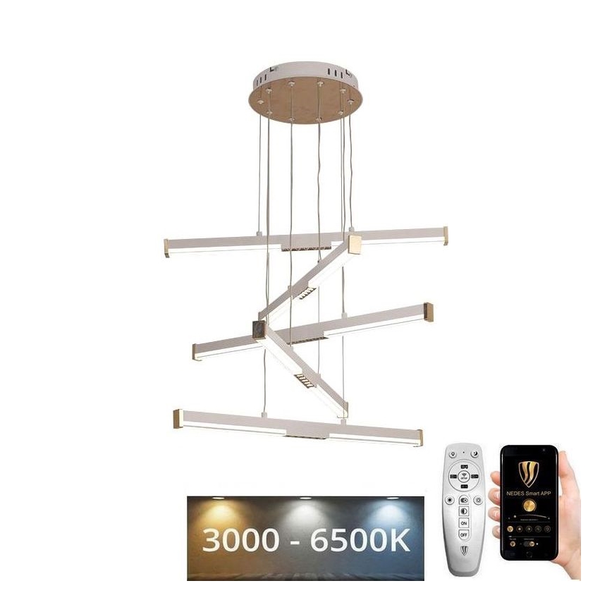 Candeeiro suspenso LED com regulação LED/75W/230V 3000-6500K + comando