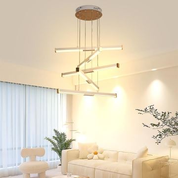 Candeeiro suspenso LED com regulação LED/75W/230V 3000-6500K + comando