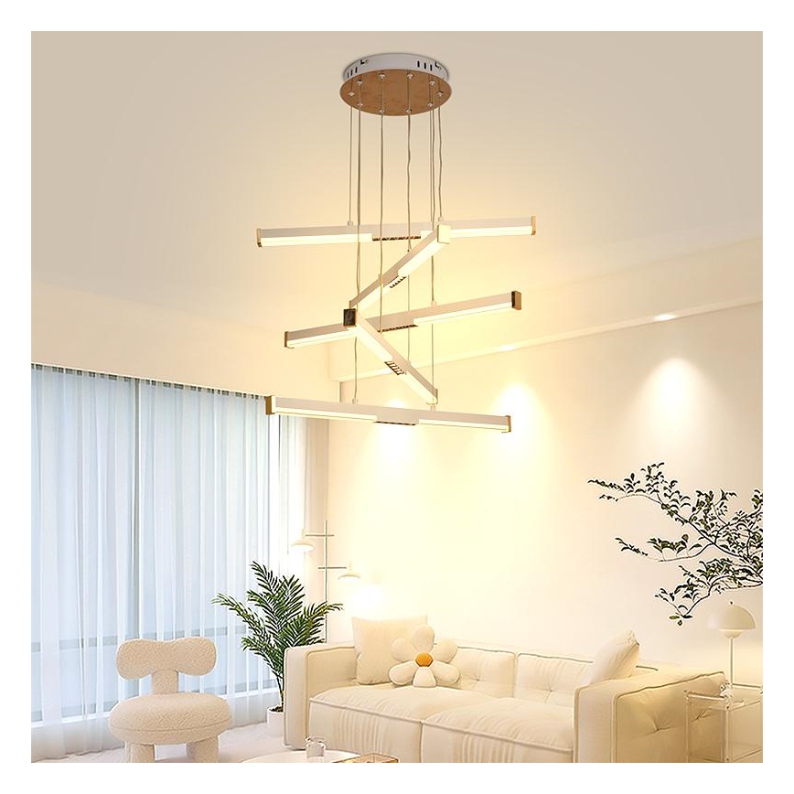 Candeeiro suspenso LED com regulação LED/75W/230V 3000-6500K + comando