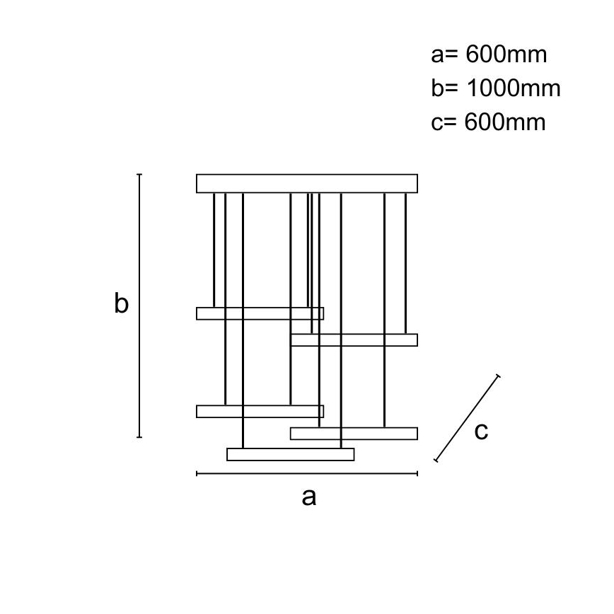 Candeeiro suspenso LED com regulação LED/75W/230V 3000-6500K + comando