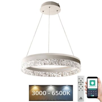 Candeeiro suspenso LED com regulação LED/80W/230V 3000-6500K branco + comando