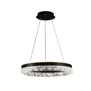 Candeeiro suspenso LED com regulação LED/80W/230V 3000-6500K preto + comando