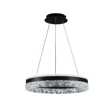 Candeeiro suspenso LED com regulação LED/80W/230V 3000-6500K preto + comando