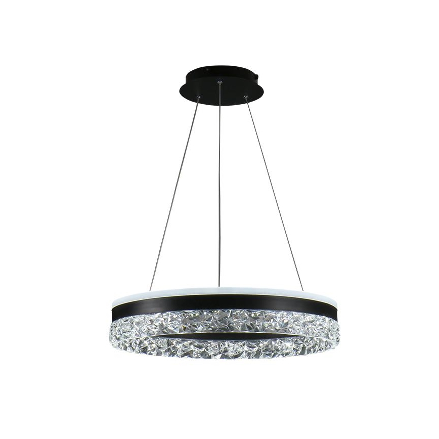 Candeeiro suspenso LED com regulação LED/80W/230V 3000-6500K preto + comando