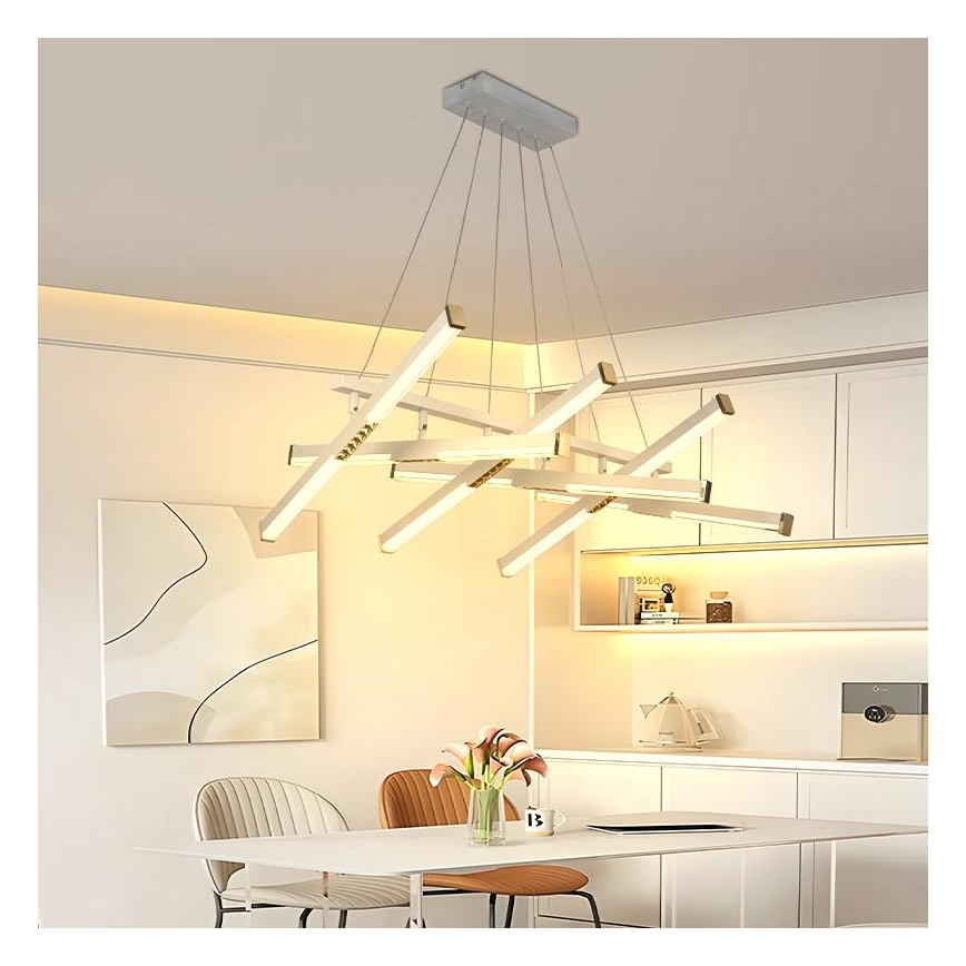 Candeeiro suspenso LED com regulação LED/90W/230V 3000-6500K + comando