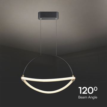 Candeeiro suspenso LED LED/12W/230V 3000K diâmetro 40 cm