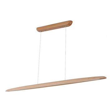 Candeeiro suspenso LED LED/26W/230V 4000K 150 cm faia/madeira maciça