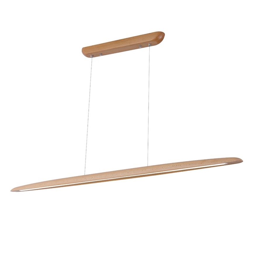 Candeeiro suspenso LED LED/26W/230V 4000K 150 cm faia/madeira maciça