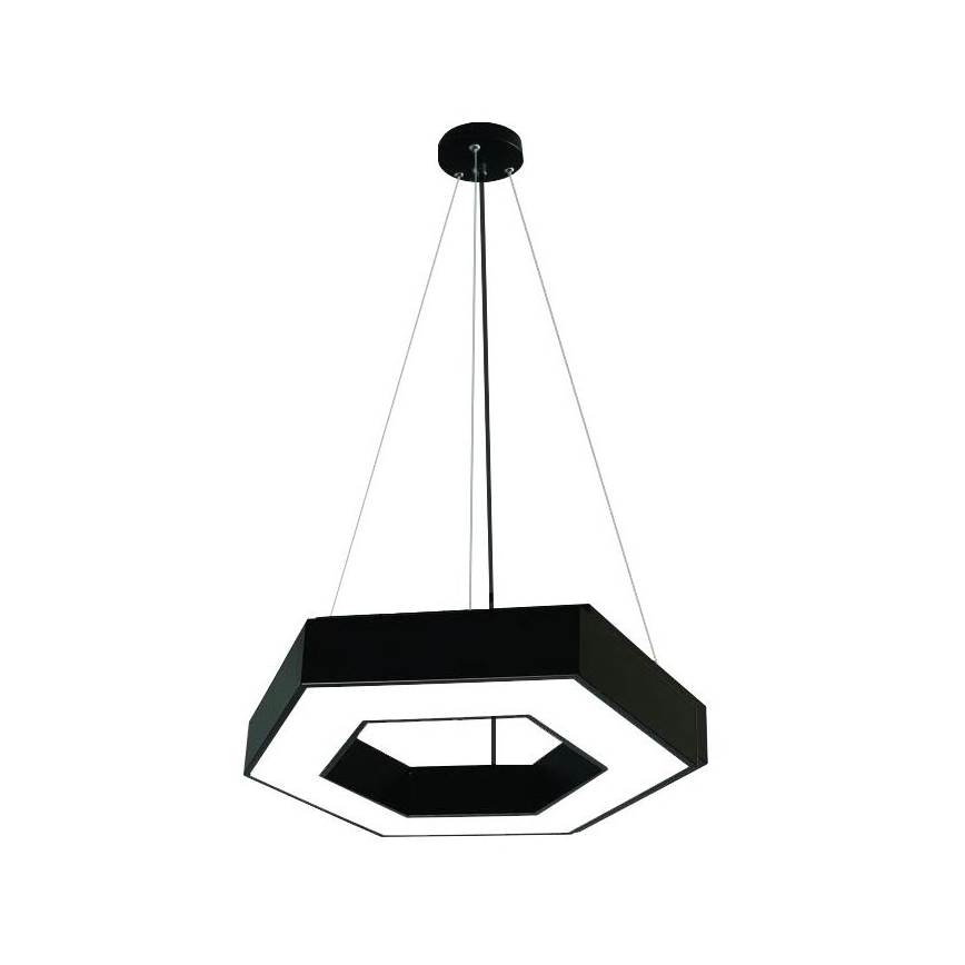 Candeeiro suspenso LED LED/28W/230V 4000K diâmetro 60 cm