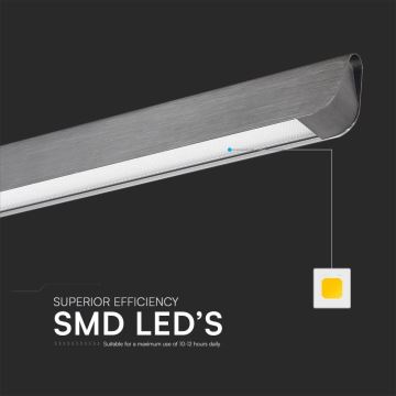 Candeeiro suspenso LED LED/36W/230V 3000/4000/6400K antracite