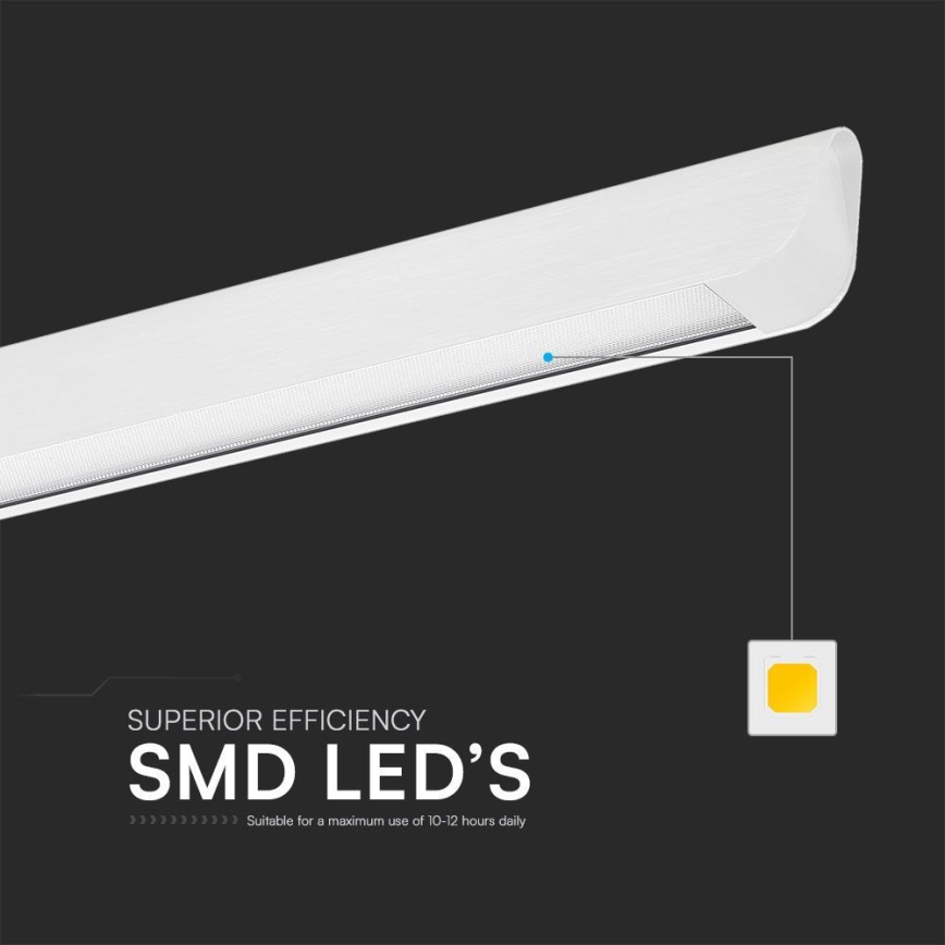 Candeeiro suspenso LED LED/36W/230V 3000/4000/6400K branco