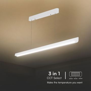 Candeeiro suspenso LED LED/36W/230V 3000/4000/6400K branco