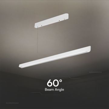 Candeeiro suspenso LED LED/36W/230V 3000/4000/6400K branco