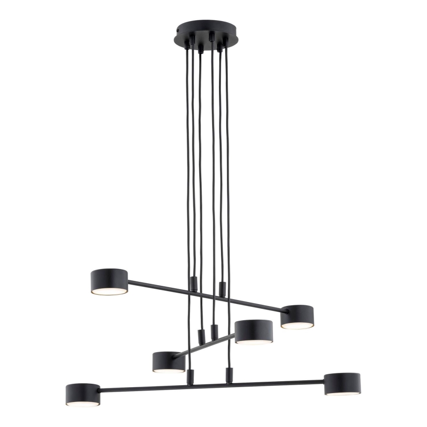 Candeeiro suspenso MODUS 6xGX53/12W/230V preto