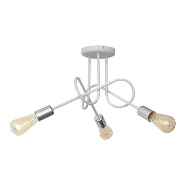 Candelabro integrado OXFORD 3xE27/60W/230V branco