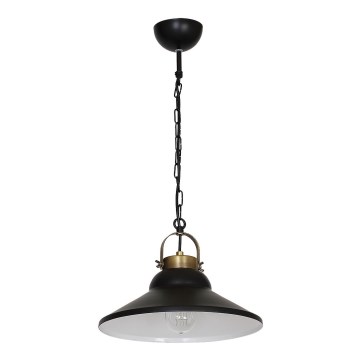 Candelabro IRON 1 1xE27/60W preto antigo/antic bronze