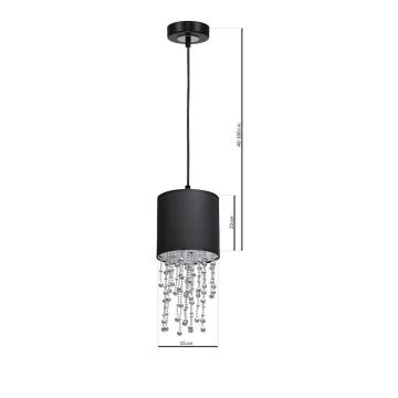 Candelabro num fio ALMERIA 1xE27/60W/230V