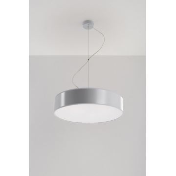 Candelabro num fio ARENA 45 3xE27/60W/230V cinzento