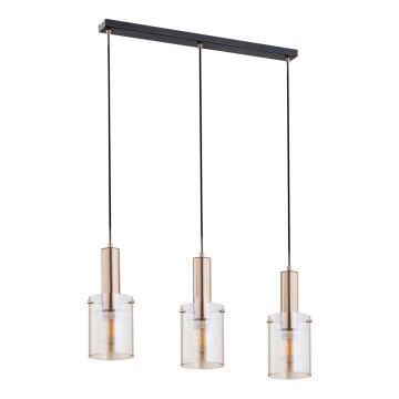 Candelabro num fio CELIA 3xE27/60W/230V dourado