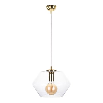 Candelabro num fio EVEL 1xE27/60W/230V dourado