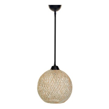 Candelabro num fio JUTE 1xE27/60W/230V bege