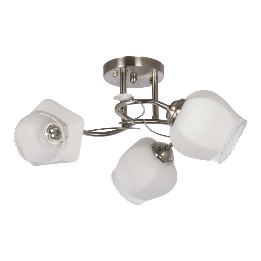 Candelabro pendente 3xE27/60W/230V cromo