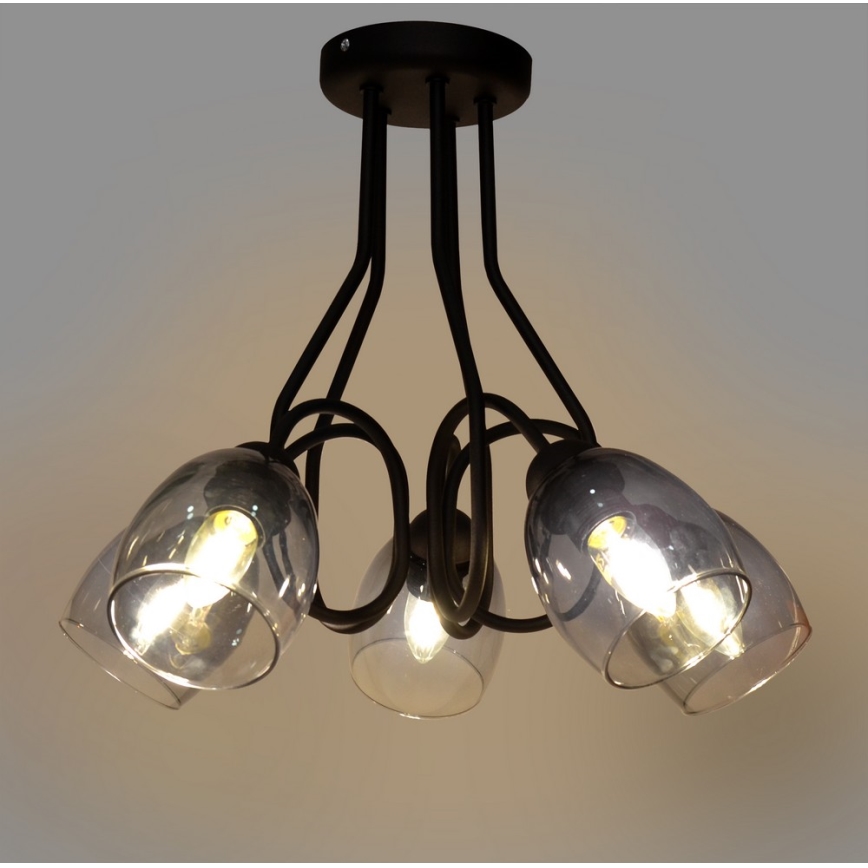 Candelabro pendente MARIETTA 5xE27/60W/230V