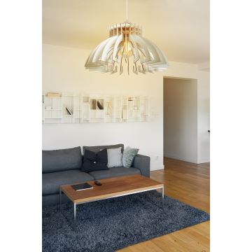 Candelabro suspenso 1xE27/60W/230V branco diâmetro 39 cm