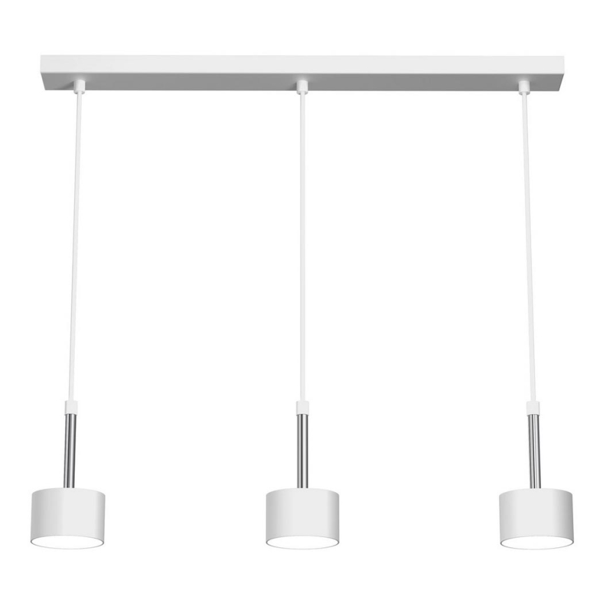 Candelabro suspenso ARENA 3xGX53/11W/230V branco/cromado