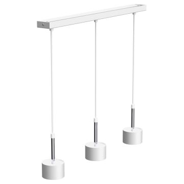 Candelabro suspenso ARENA 3xGX53/11W/230V branco/cromado