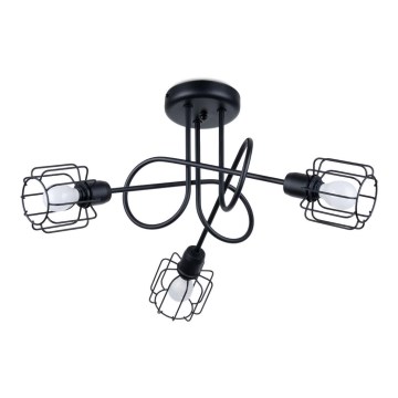 Candelabro suspenso BELUCI 3xE14/40W/230V preto