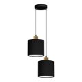 Candelabro suspenso BIZO 2xE27/60W/230V preto/dourado